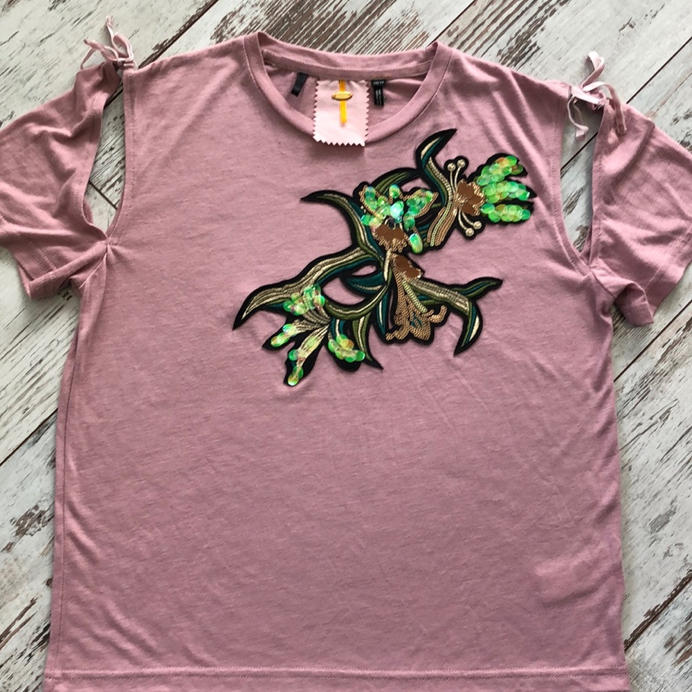 Buffalo by David Bitton embellished top